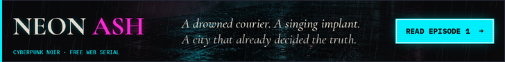 Neon Ash, a free cyberpunk noir web serial. Read Episode 1.